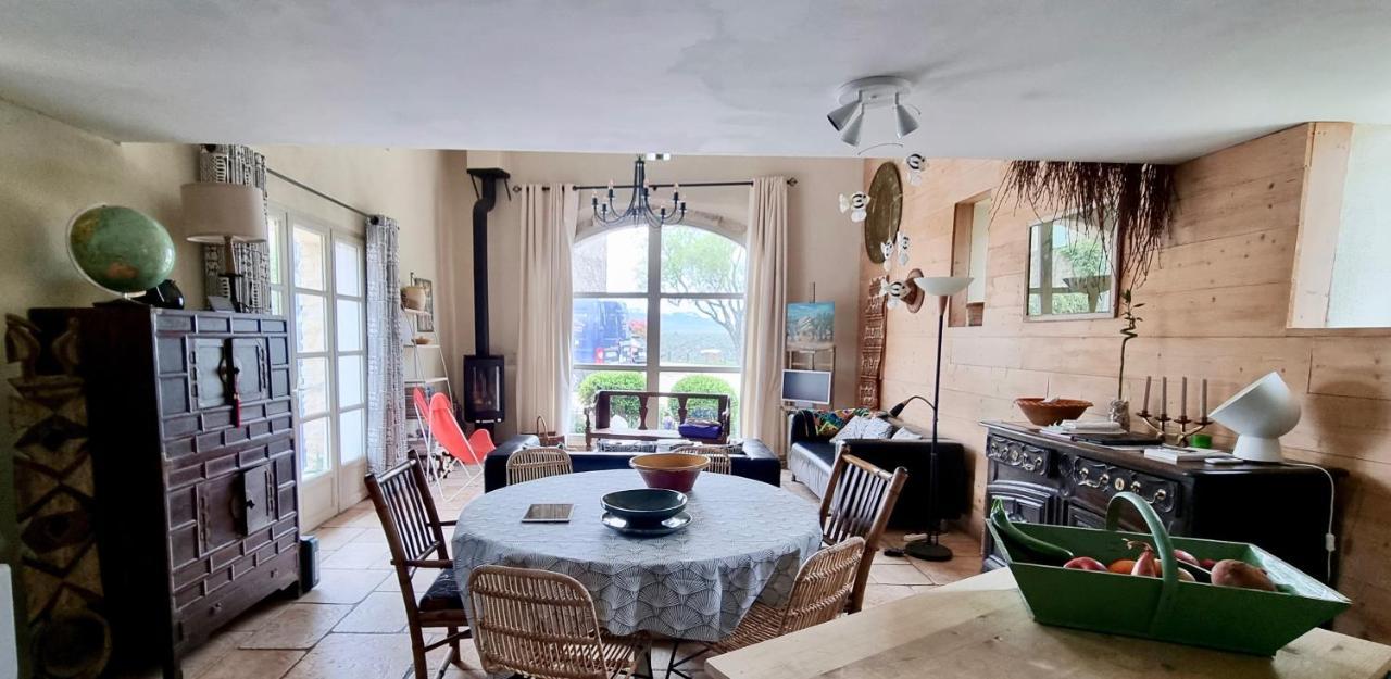 Maison De Plain Pied Pour 4 Pers Piscine Lussan Lussan  Exterior foto